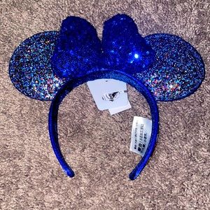 Sequin blue Minnie ears 2020